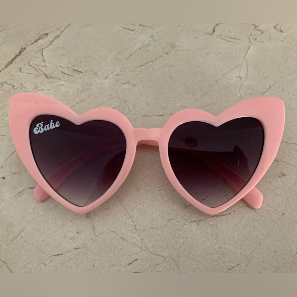 Candy Pink Babe Plastic Sunglasses